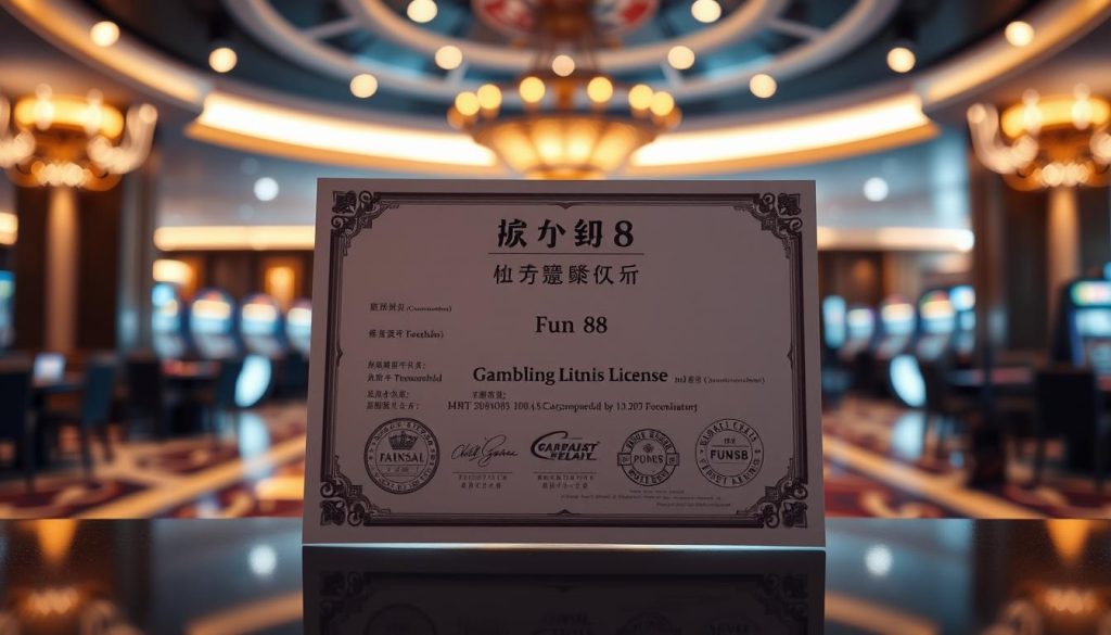 ใบอนุญาตพนัน Fun88